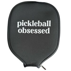 Pickleball Case “Pickleball Obsessed” Racket Cover Paddle Case Dark Gray